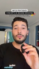 Infos pratiques : concerts de Imagine Dragons ⚠️‼️