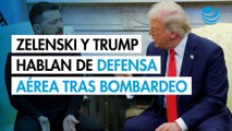 Zelenski y Trump hablan de defensa aérea tras bombardeo ruso récord contra Ucrania