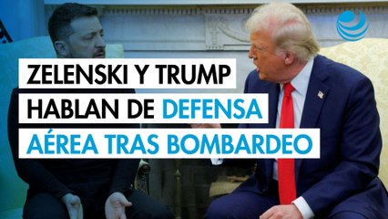 Zelenski y Trump hablan de defensa aérea tras bombardeo ruso récord contra Ucrania