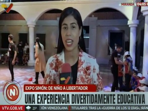 Expo Simón: De Niño a Libertador cuenta con actividades recreativas y formativas para niños y niñas
