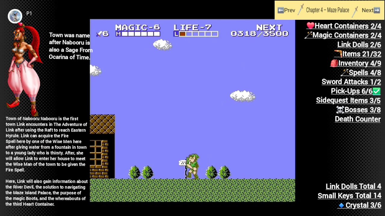 Zelda ll The Adventure of Link Walkthrough Part 6 100%