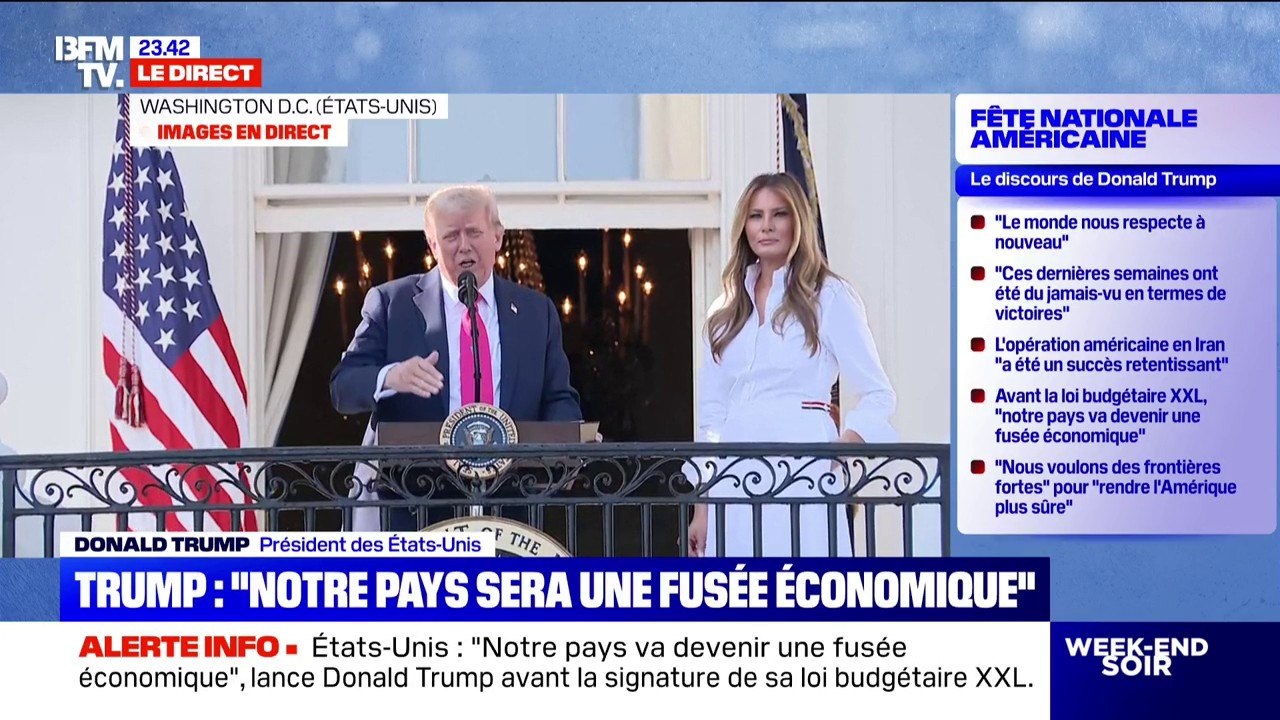 Donald Trump: "Il faut des frontières fortes et des élections qui soient justes"