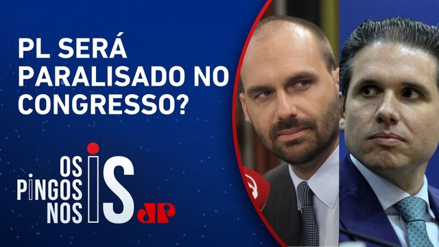 Estratégia? Eduardo Bolsonaro pede a Hugo Motta para atrasar projeto da anistia na Câmara