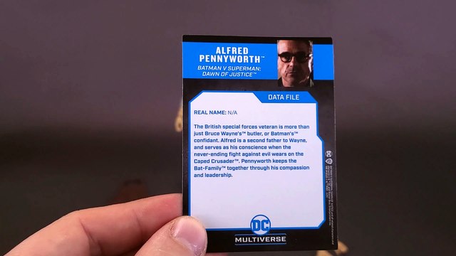 McFarlane Toys DC Multiverse Batman V Superman Alfred Pennyworth Review