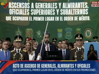 Juramentación de los Generales, Almirantes y Oficiales ascendidos