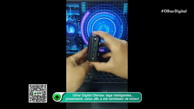 09_Olhar Digital Ofertas tags inteligentes, powerbank, caixa JBL e até ventilador de bolso!