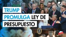Donald Trump promulga su emblemática ley de presupuesto en el Día de la Independencia de EU