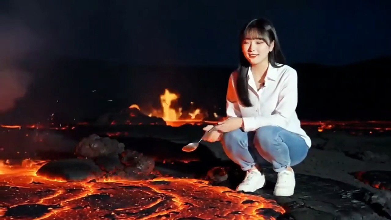 Ai mukbang Eating Lava | mukbang | Eating show #asmreating #mukbang