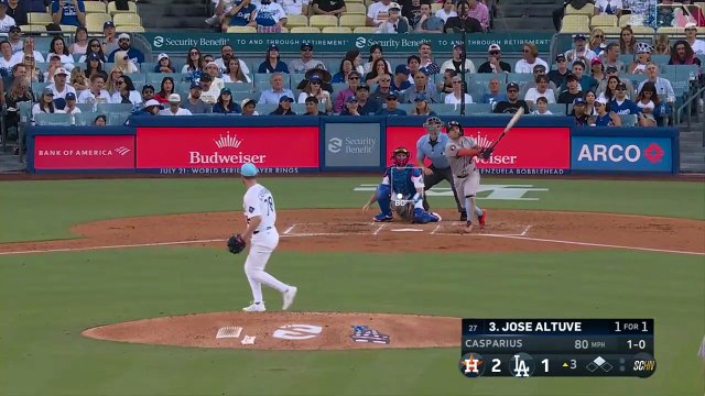 José Altuve sacude jonrón de dos carreras