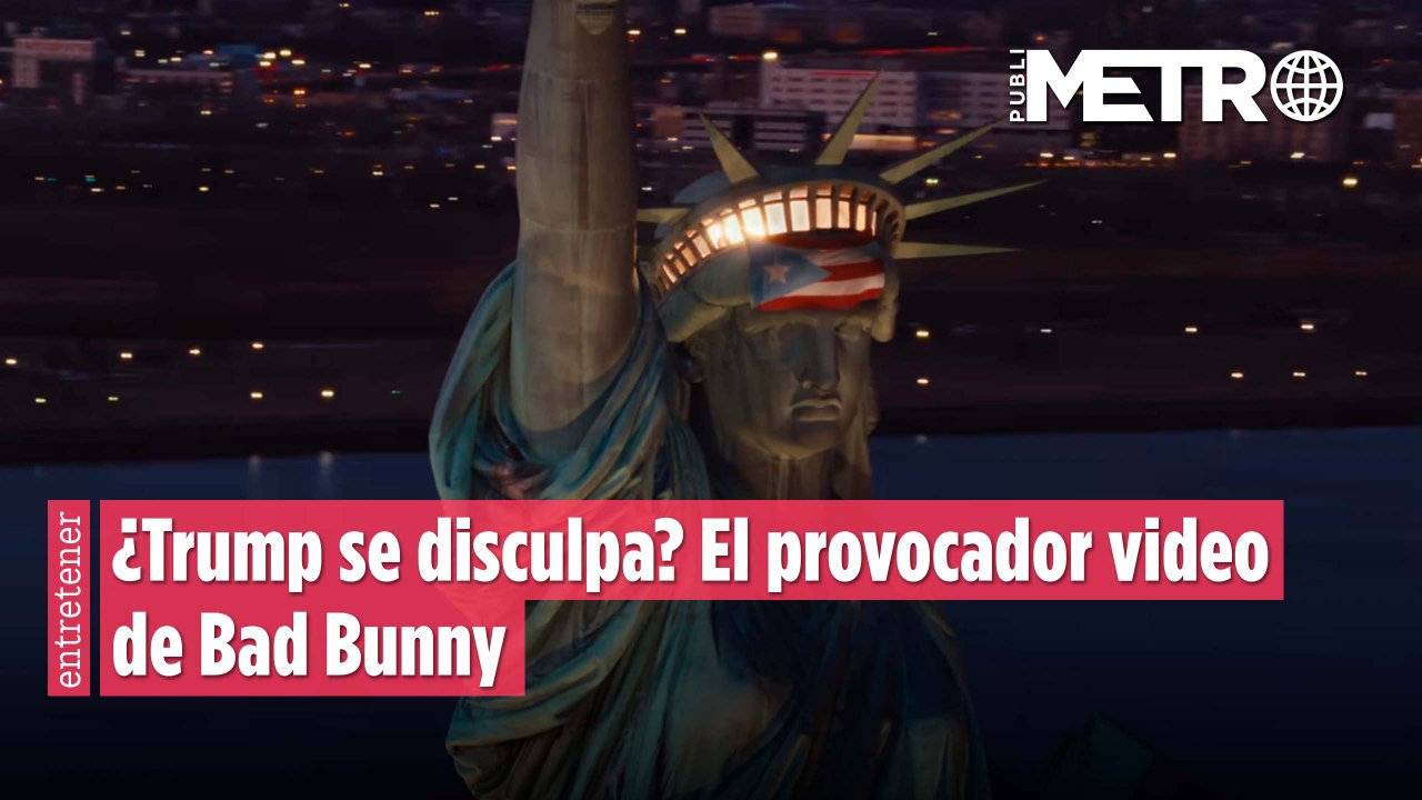 ¿Trump se disculpa? El provocador video de Bad Bunny