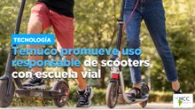 Temuco promueve uso responsable de scooters con escuela vial