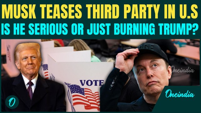 U.S July 4 Breaking: Elon Musk Floats Launching A Third Party on Independence Day; Challenged Trump
