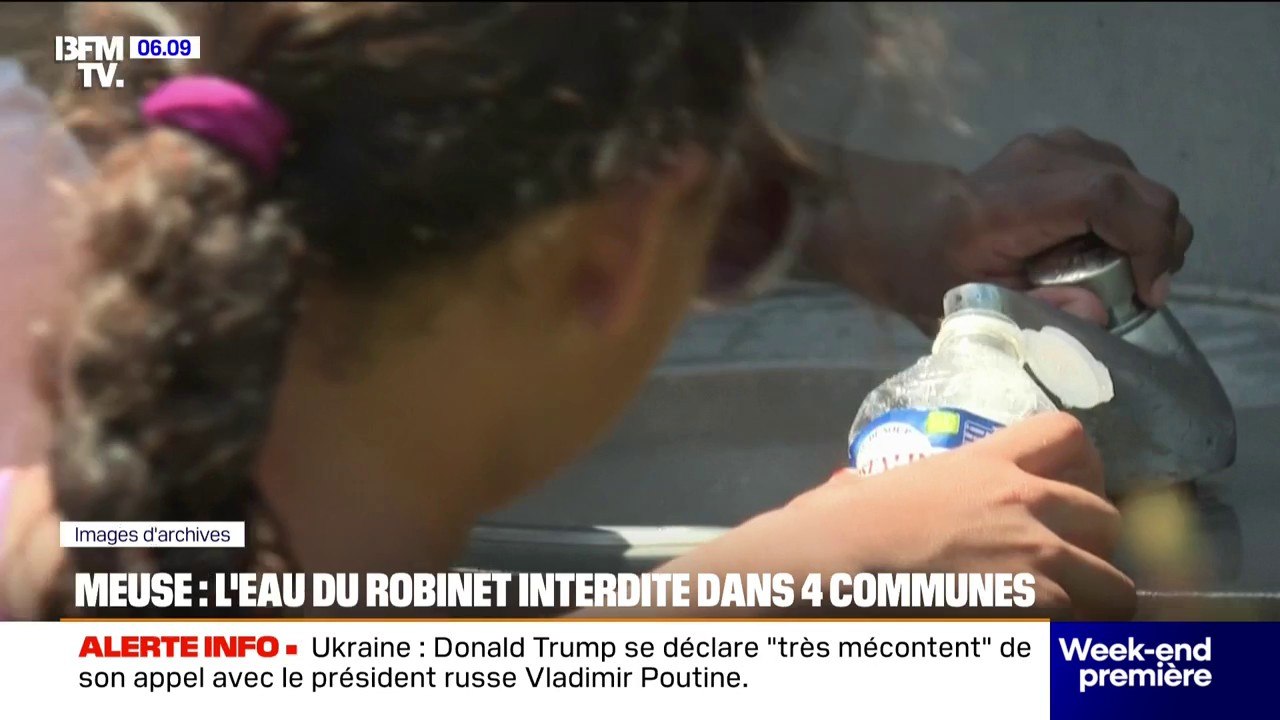 L'eau du robinet interdite à la consommation dans 16 communes de la Meuse et des Ardennes après la detection de taux anormaux de PFAS