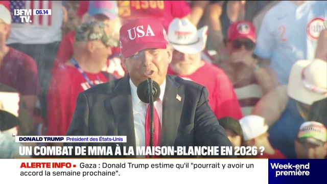 Nous allons organiser un combat UFC sur le terrain de la Maison Blanche : le projet de Donald Trump pour le 250e anniversaire des États-Unis