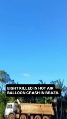 Tragic Hot Air Balloon Crash in Brazil: 8 Dead, 21 On Board in Santa Catarina 🇧🇷🚨