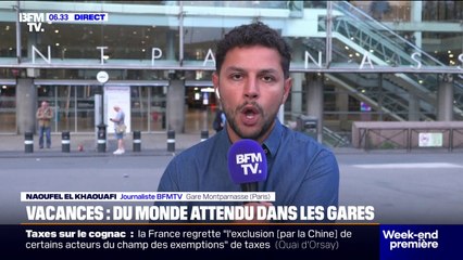 Pour ce premier week-end de départ en vacances, de nombreux voyageurs attendus dans les gares