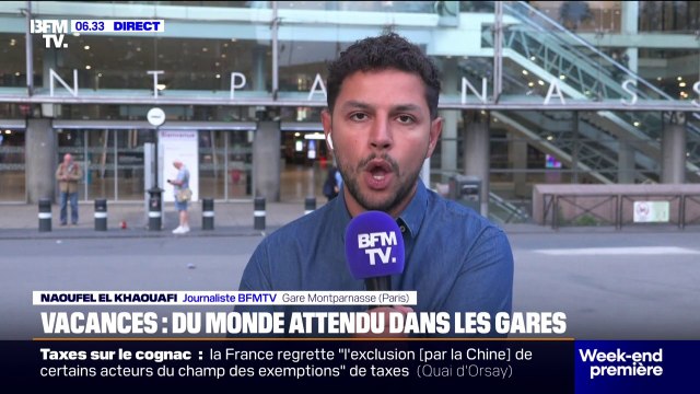 Pour ce premier week-end de départ en vacances, de nombreux voyageurs attendus dans les gares