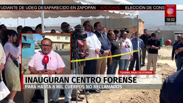 En Tijuana, inauguran el nuevo Centro Forense de Resguardo; albergará hasta 8 mil cuerpos