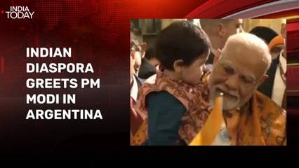PM Modi receives grand welcome on his Argentina visit, interacts with Indian diaspora