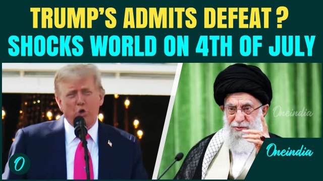Fourth Of July: ‘It Was A Disaster In Iran…’ Trump Admits Shocking Setback in Israel-Iran War?