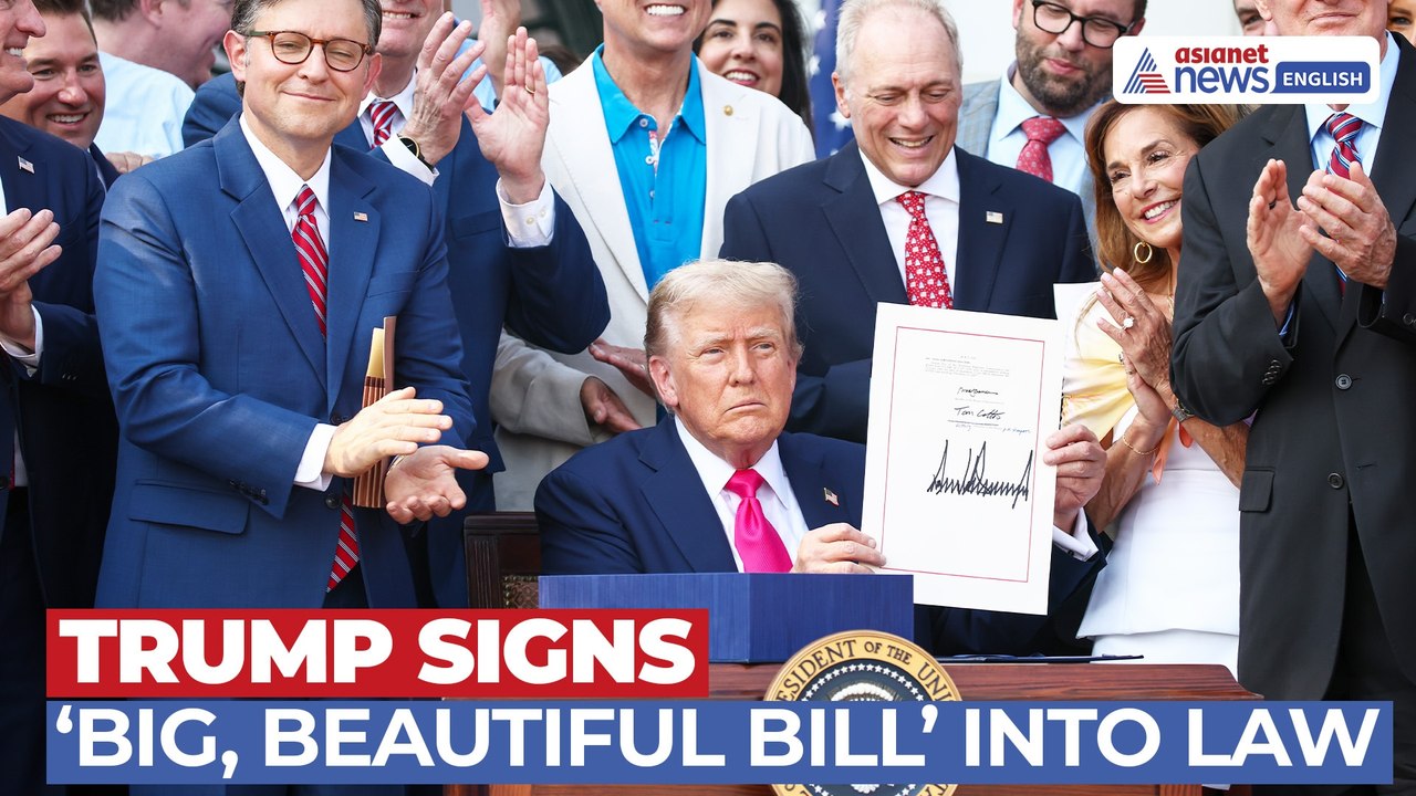 US President Donald Trump Signs ‘Big, Beautiful Bill’ Into Law at July ...