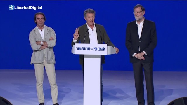 Feijóo, junto a Aznar y Rajoy: Vamos juntos a por el futuro que España se merece