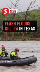 At least 24 dead in Texas flash flooding