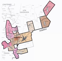Map of Taraclia District. Peta Raion Taraclia. Taraclia District Map. Map of District of Taraclia. District of Taraclia map. Harta raionului Taraclia. Carte du raion de Taraclia. Mapa do distrito de Taraclia. Mapa del distrito de Taraclia. タラクリア地区の地図