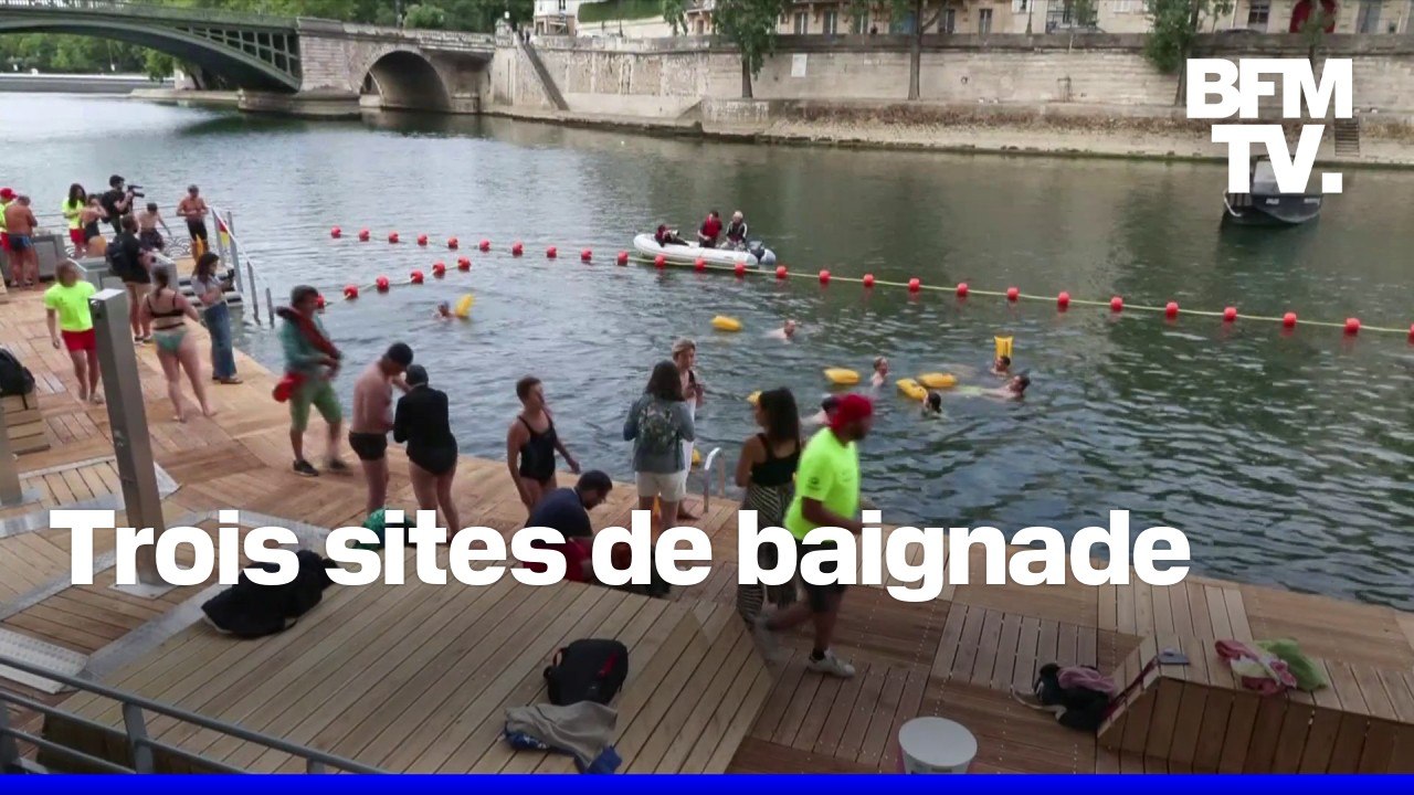 Près d'un an après les JO de Paris, la baignade est autorisée dans la Seine