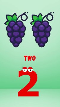 Learn 1 to 10 Numbers & Fruit Names | 123 Number Names | 1234 Counting for Kids #shortsfeed #shorts