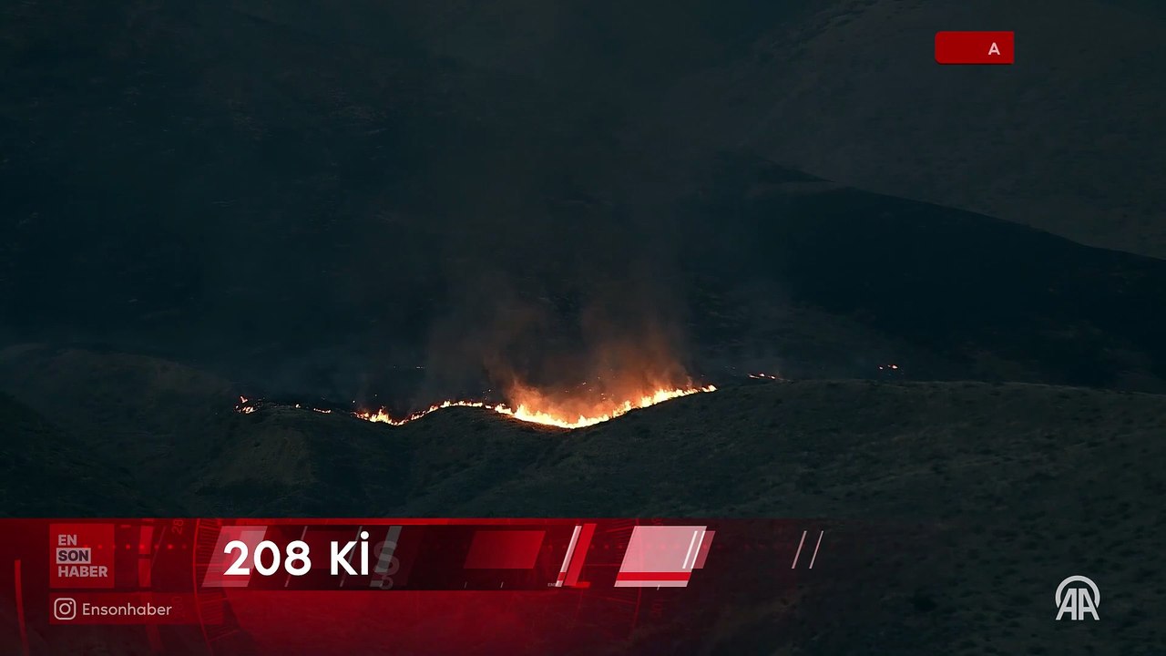 California’da ‘Madre’ orman yangınları devam ed...