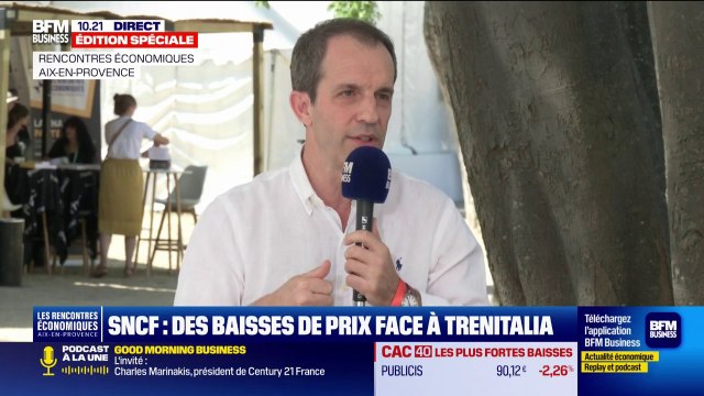 Ouverture à la concurrence du transport ferroviaire: Elle arrive uniquement sur les lignes bénéficiaires de la SNCF , déplore Christophe Fanichet, directeur général de SNCF Voyageurs