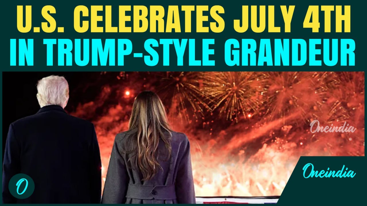 GRAND JULY 4TH SPECTACLE! Trump & Melania Dazzle at White House Bash | Fireworks Light Up the Skies
