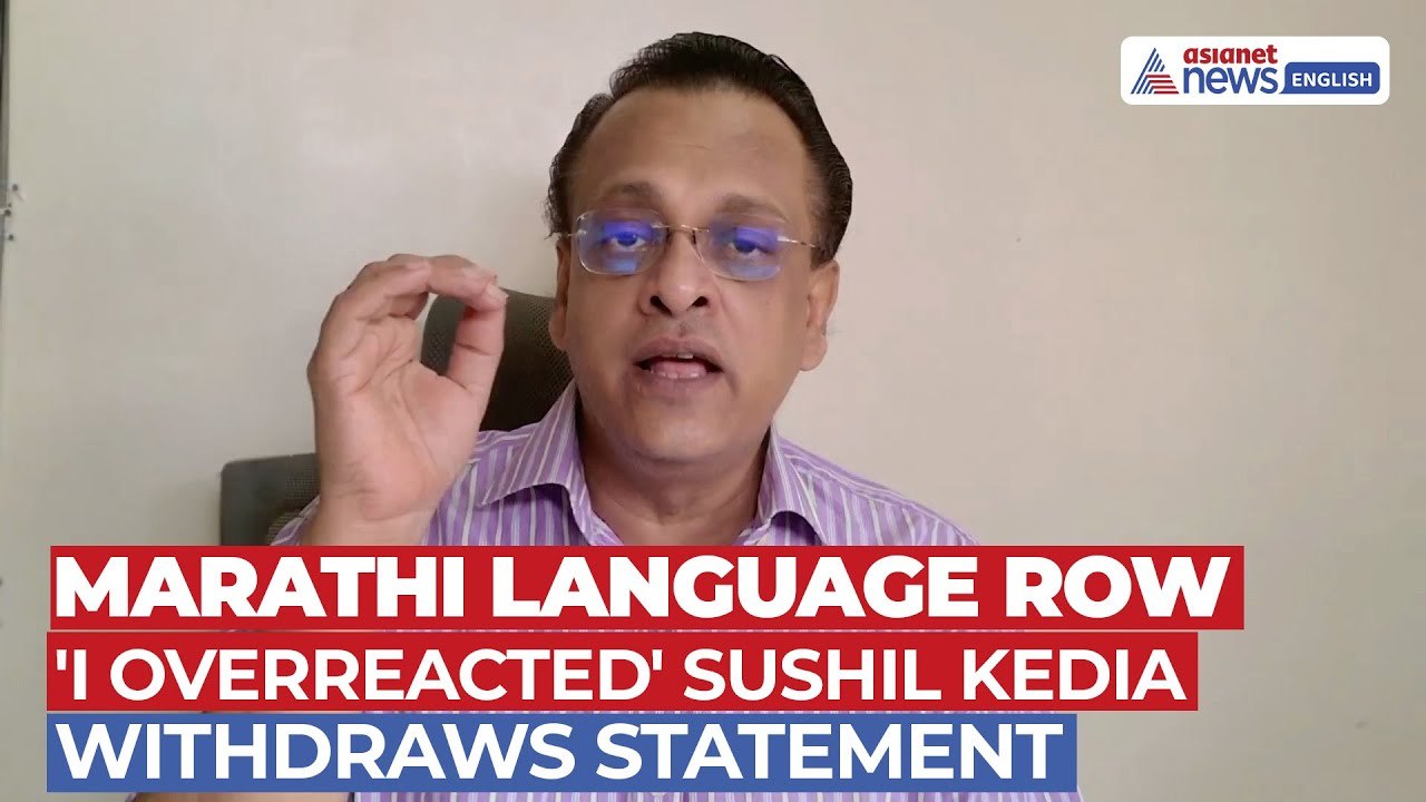 Investor Sushil Kedia Says ‘I Overreacted’ Afte...