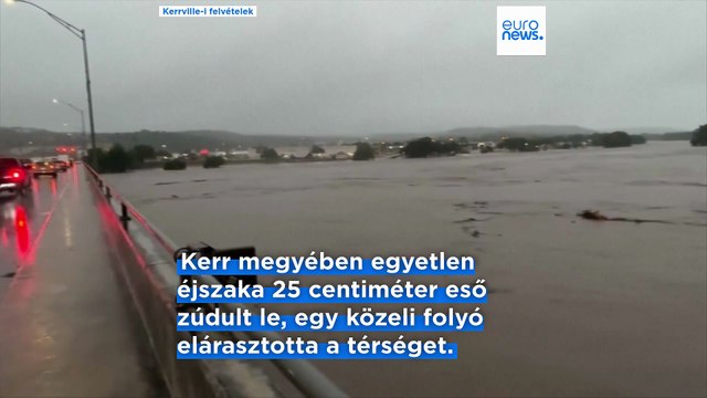 Eddig 27 halottja van a texasi villámárvizeknek, és több mint 20 gyerek eltűnt egy nyári táborból