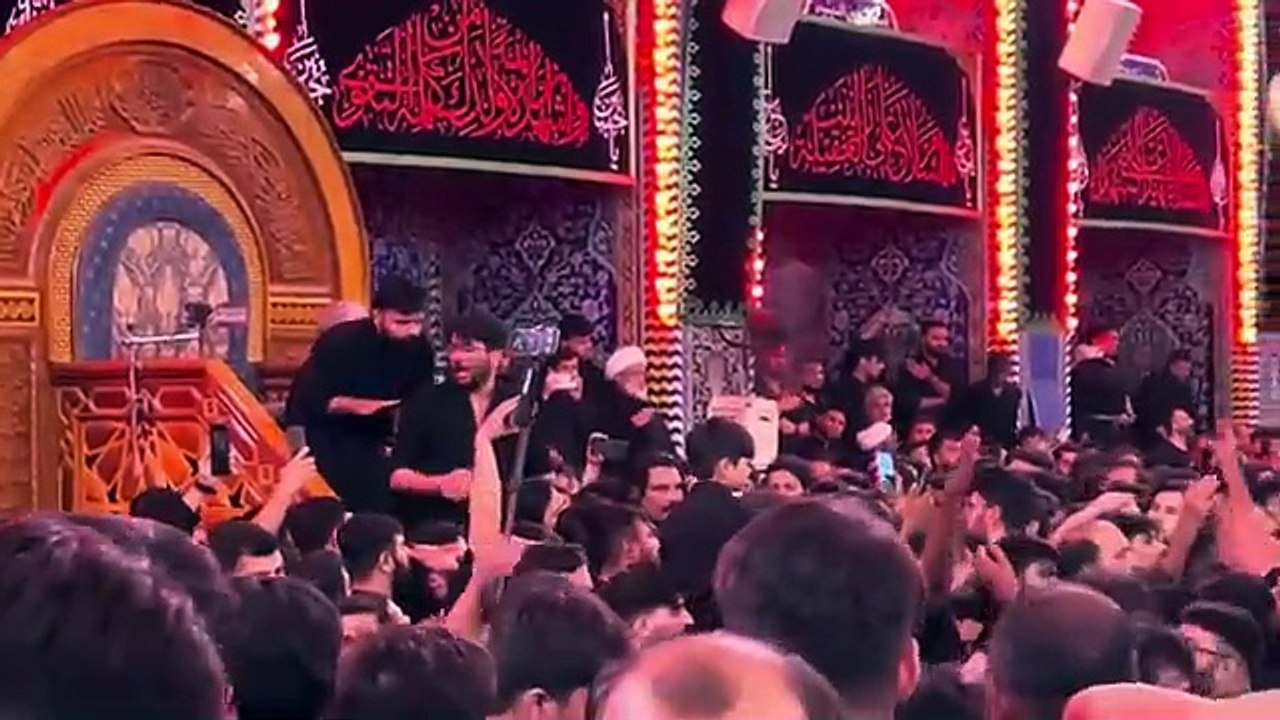 Azadari in Haram e Mola Hussain as | Noha by Mir Hassan Mir | Saleh Raza Karbalai Live from Karbala