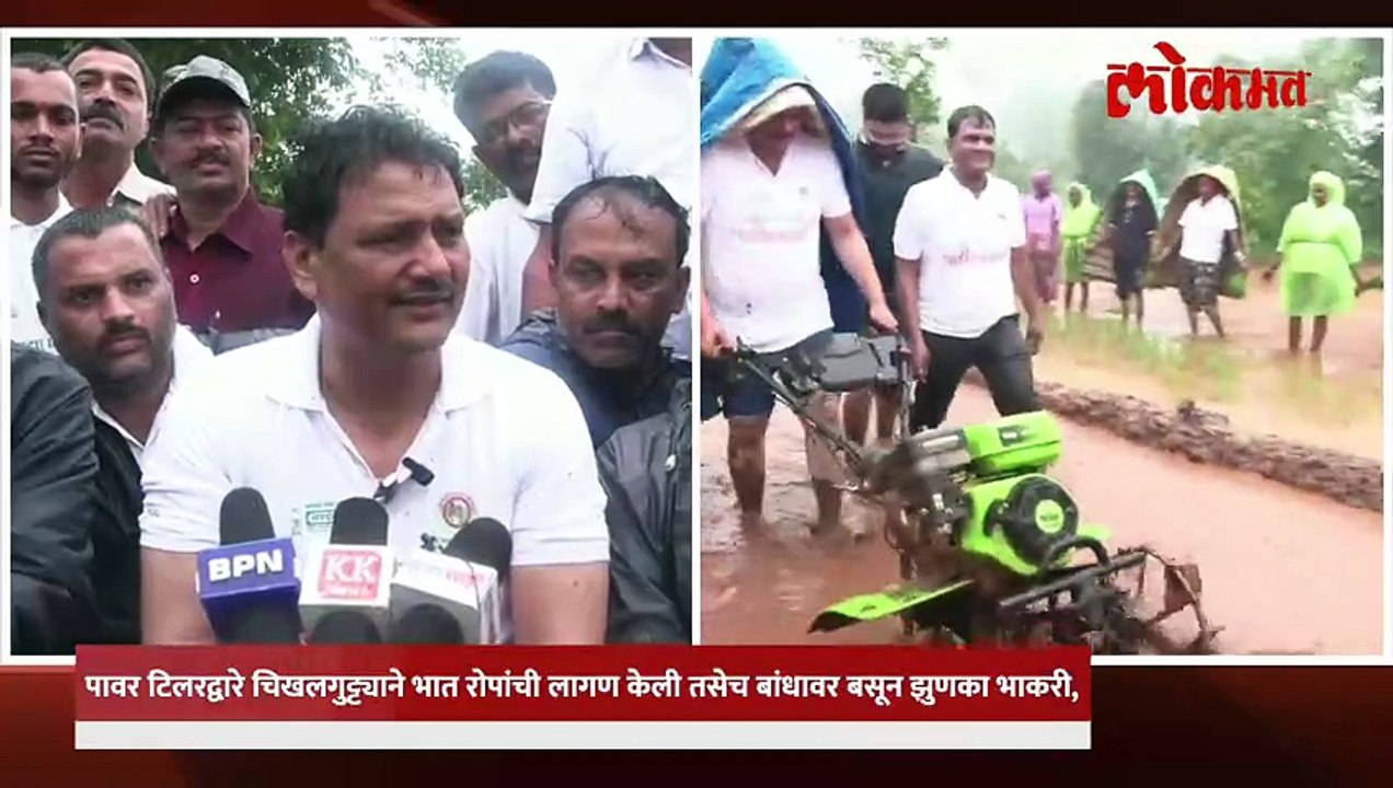 मंत्री प्रकाश आबिटकर शेताच्या बांधावर; बांधावर बसून झुणका भाकरी खात शेतकऱ्यांसोबत संवाद