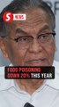 Food poisoning cases drop 20% compared to last year, says Health Ministry