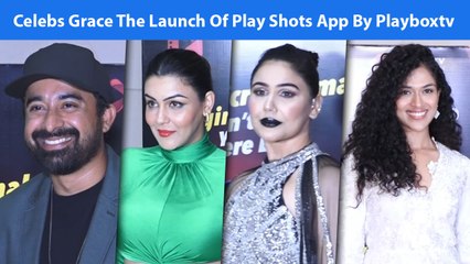 Rannvijay, Yamini Malhotra, Kangna Sharma And Others Attend Launch Of Play Shots App By PlayboxTV