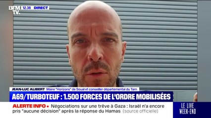 A69: "Toutes les procédures ont été respectées", assure Jean-Luc Alibert (maire de Soual, dans le Tarn)