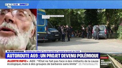 Mobilisation anti-A69: Alain Hebrard, membre du collectif "La Voie est libre", dénonce les propos "diffamatoires" de Bruno Retailleau