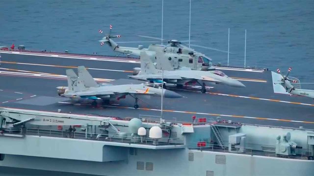 Video: Shandong, China’s First Domestically Built Aircraft Carrier, Arrives in Hong Kong for Visit