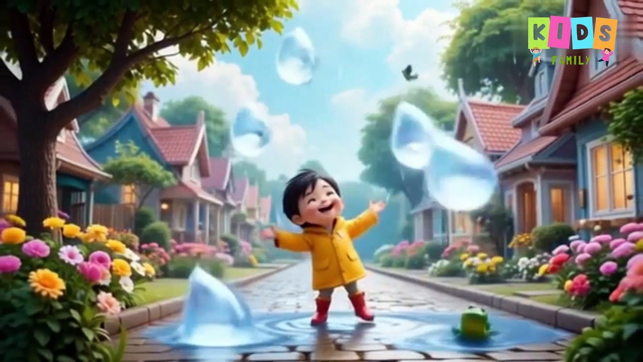 Rain Rain | 3D Animated Nursery Rhyme for Kids | Fun Rainy Day Song | #rain  #animation #kids