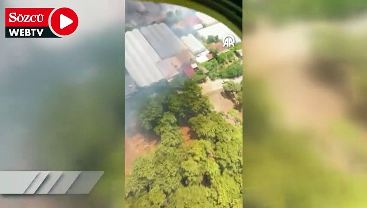 Antalya'da ormanlık alanda yangın