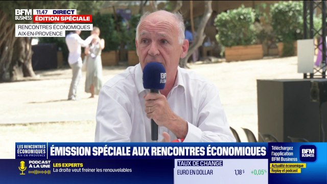 Pierre-André de Chalendar, ancien PDG de Saint-Gobain: Aujourd'hui, on a des taxes qui sont plus importantes sur les énergies décarbonées car l'État voit bien qu'à long terme, l'assiette (fiscale) sera plus importante