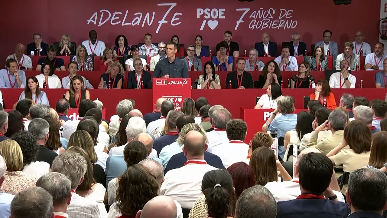 Así ha sido la intervención de Sánchez en el comité federal del PSOE