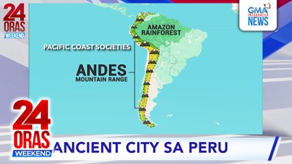 Siyudad na tinatayang 3,500 taon ang tanda, nadiskubre sa Peru #shorts | 24 Oras Weekend