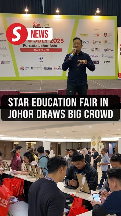 Students, parents throng Star Education Fair 2025 in JB