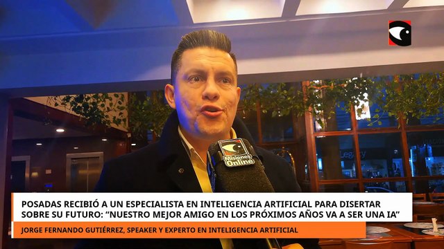 Posadas recibió a un especialista en inteligencia artificial para disertar sobre su futuro Nuestro mejor amigo en los próximos años va a ser una IA