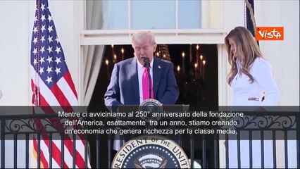4 Luglio, Trump: "Siamo nell'età dell'oro americana"
